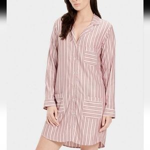 UGG Pink Striped Robe